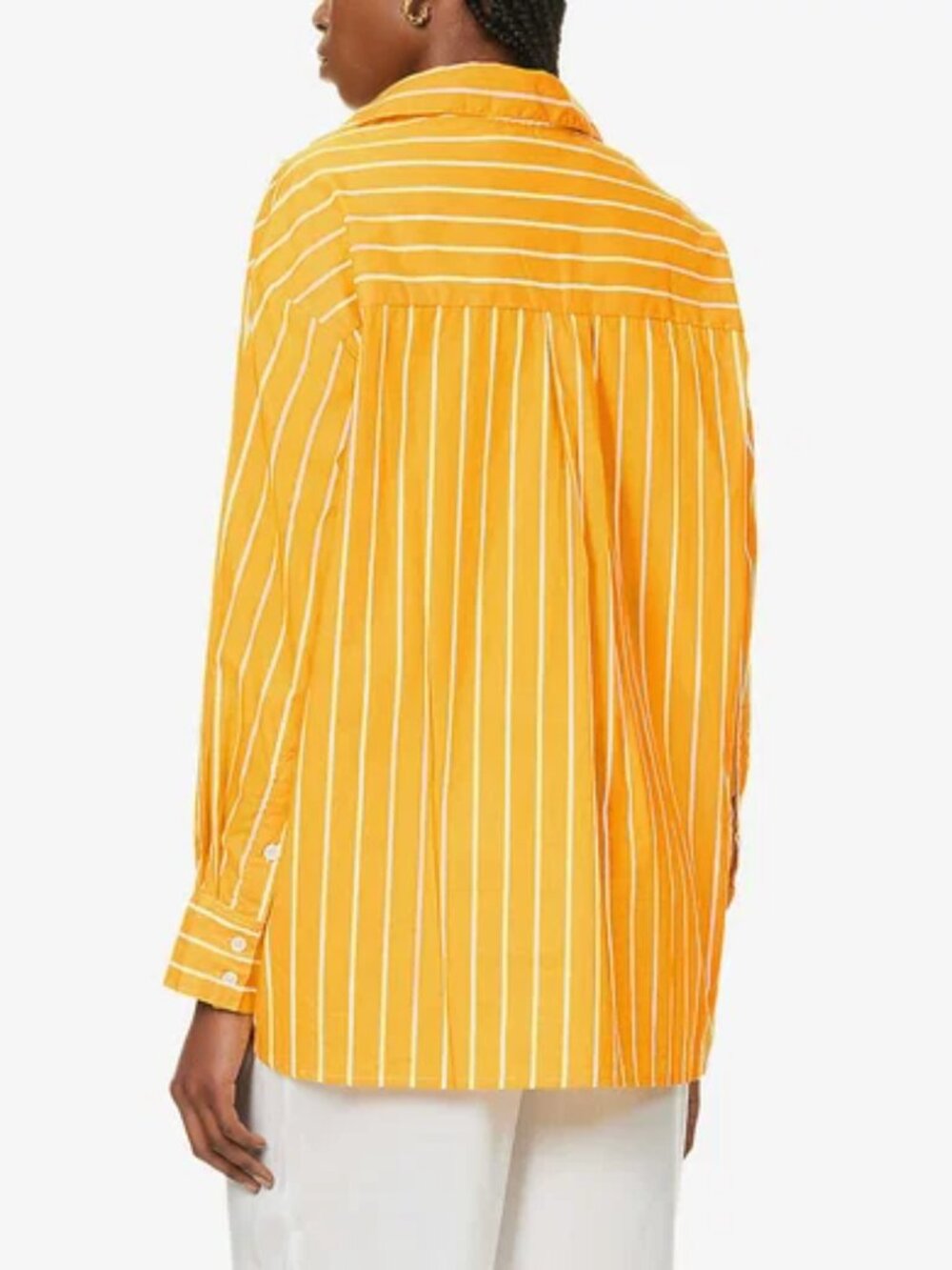 Faithful The Brand Daija Oversized Striped Cotton Shirt S - Picture 2 of 12